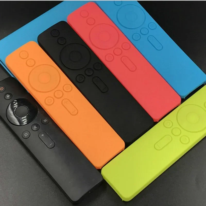 Silikónový diaľkový kryt obalu pre puzdro pre Xiaomi TV 4A Bluetooth Voice Restay Chránič pre rukáv pre Xiaomi TV Set-Top Box 4S Pro