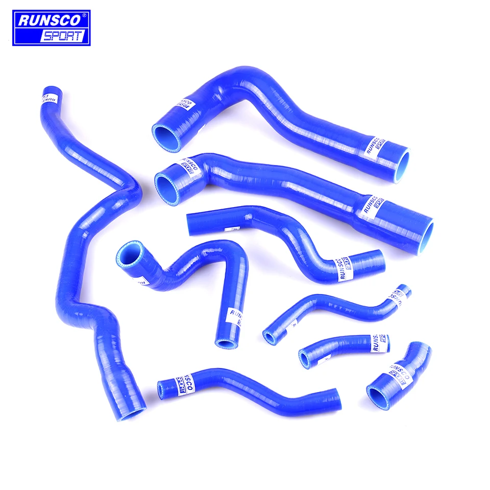 Silikónový intercoleler Turbo Radiator Hose Kit pre BMW E36 M3 325I 316I 1992 ~ 1999 (Európsky) 9pcs/set modrá červená čierna čierna