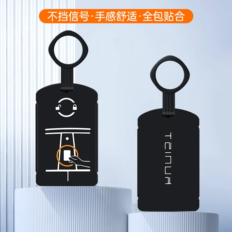 Silikónový kľúč pre puzdro Tesla Model 3 Y 2024 Kryt vodotesný chránič chrániča vozidla Keychain Anti-Scratch Card Key Chráni