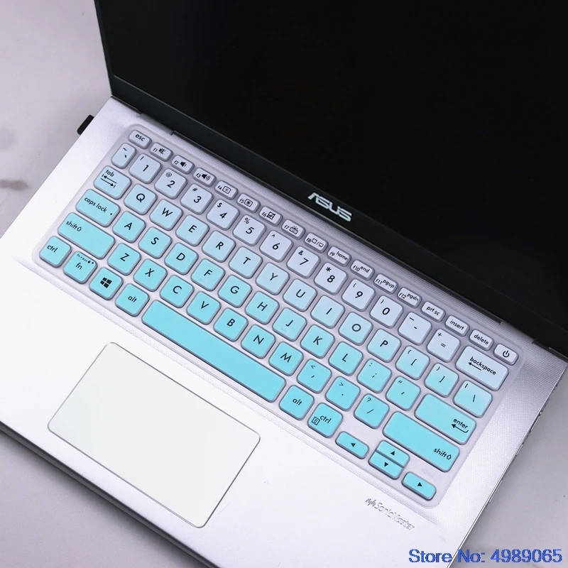 Silikónový laptop Keyboard Cover Protector pre chránič pokožky pre ASUS VivOBook 14 M409DA M409D M409B M409BA M409 M 409 DA FJ FB 14 palcov