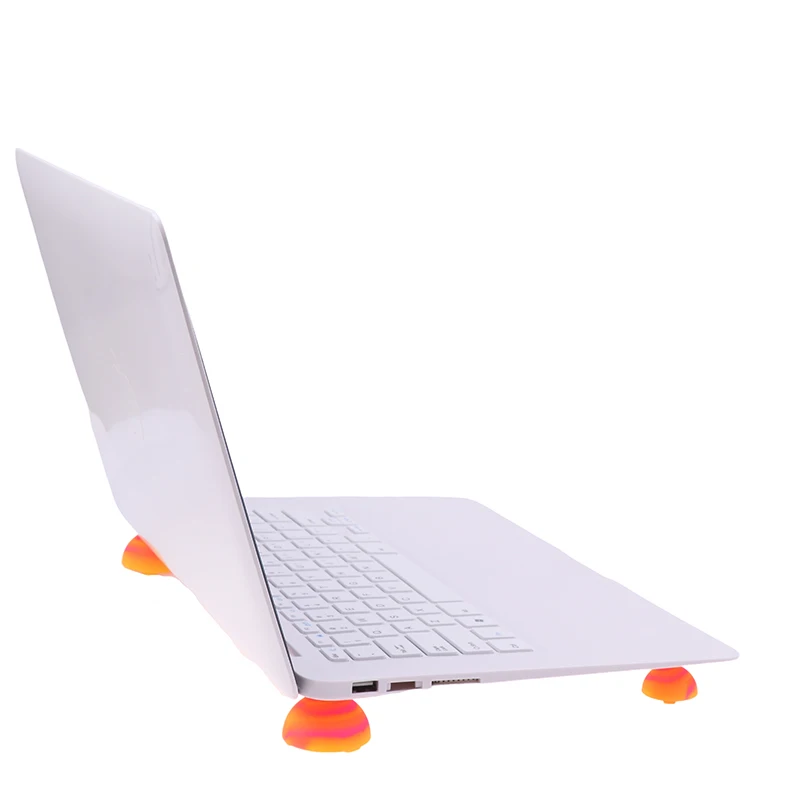 Silikónový mini notebook chladiaci loptičku prenosný prenosný chladič stánok stopy šmykľavú podložku Redukcia tepla pre notebook Universal