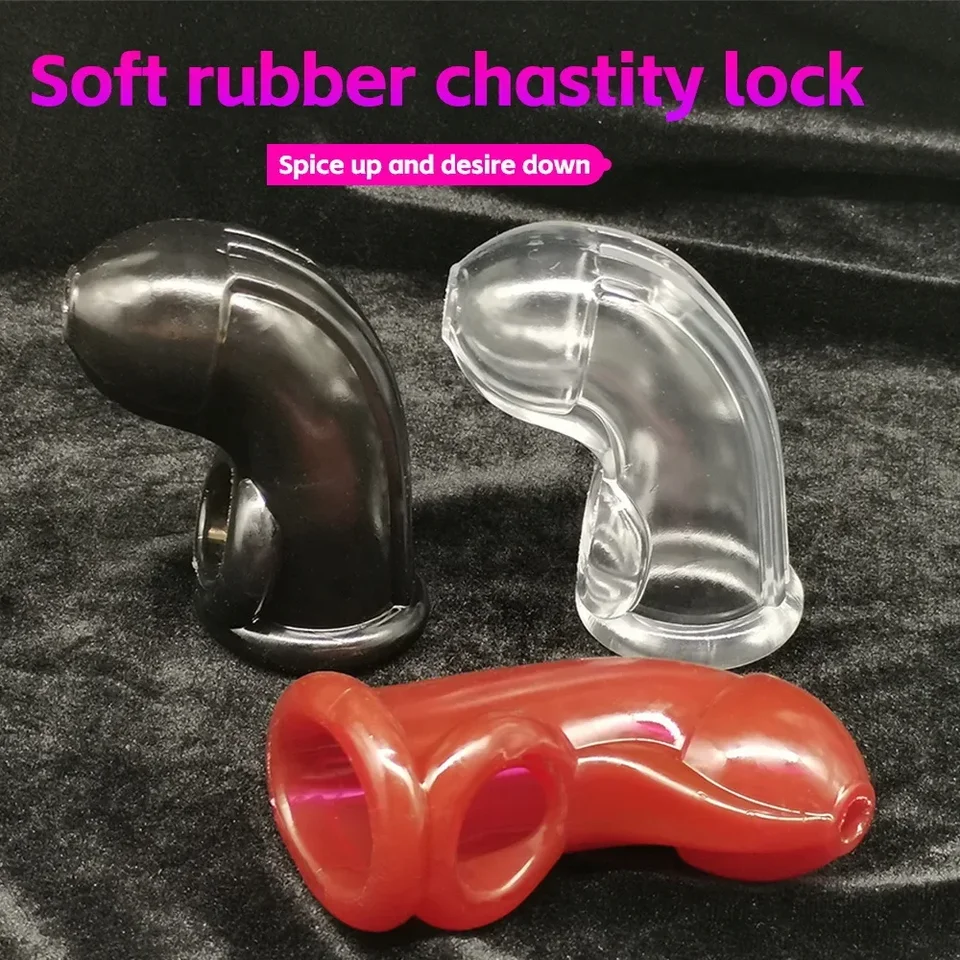Silikónový muž cudnosť klietka Scrotal Bondage Penis klietka guľôčkový kohút ring penis ring Penis sexuálne hračky pre mužov bránia erekcii cudnosť klietky