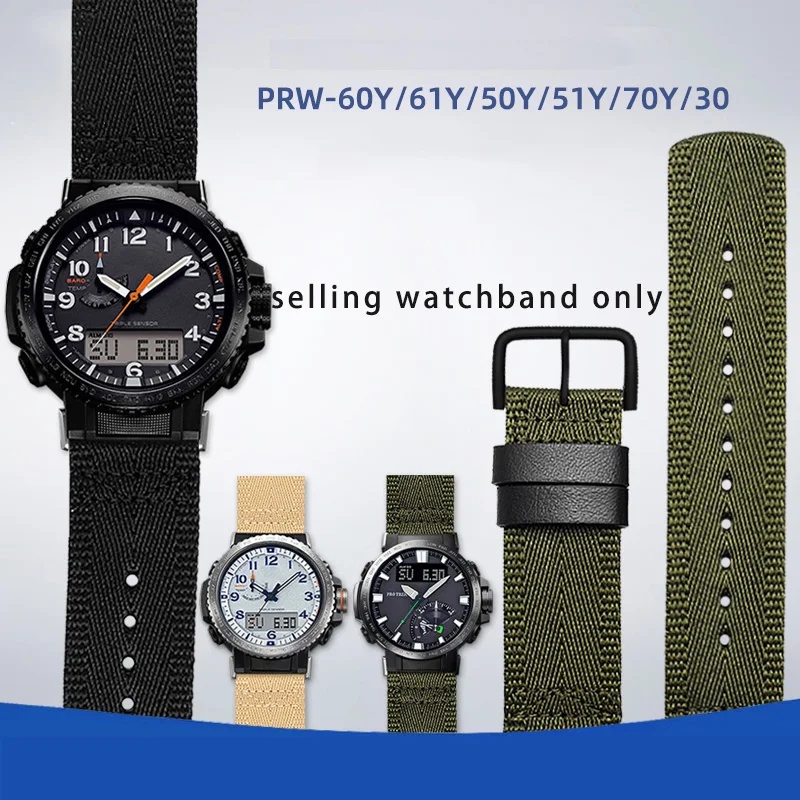 Silikónový náramok pre sériu Casio Procrek Series PRW-60/61/50/70Y/30