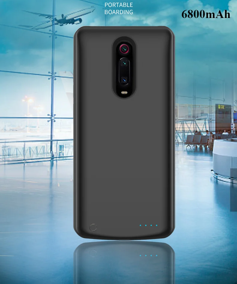 Silikónový nárazový nabíjací obal na nabíjačku pre batérie pre Xiaomi Mi 9 SE 9T Zálohovacia energia Banka pre puzdro pre Xiaomi Mi9tpro nabíjačka Capa nabíjačku