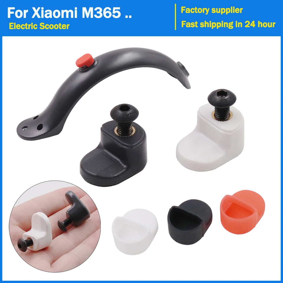 Silikónový ochranca pre zadné háčiky blatníkov pre Xiaomi M365 Elektrický skúter blatníka skrutkovacia skrutka Splash Proof Doplnky zadného háčika