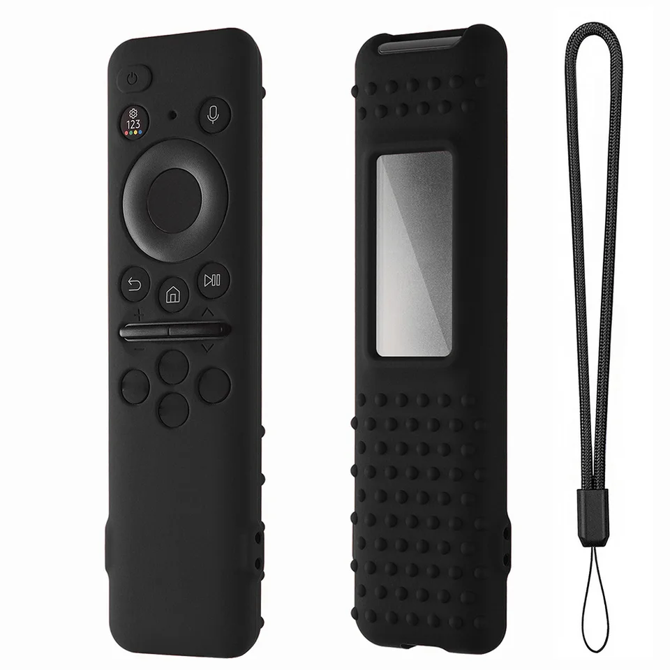 Silikónový ochranný puzdro pre Samsung 2023 diaľkové ovládanie BN59-01432A 01432B SMART TV DISTATE OVLÁDAŤ SAPEVE S LANYARD