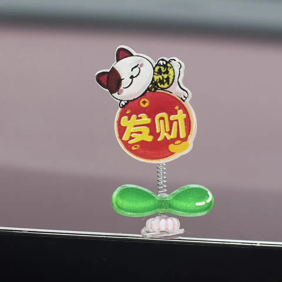 Silikónový ornament bez zápachu trvanlivé ornament s oknom s lepivou základňou rozkošnú dekoráciu prístrojového panela pre štýlových predajcov dobrý