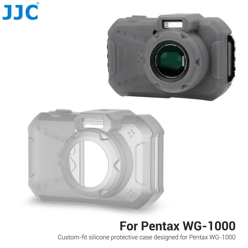 Silikónový plášť JJC pre Pentax WG-1000 Silikónový kryt proti škrabke poskytuje ďalšiu ochranu a priľnavosť