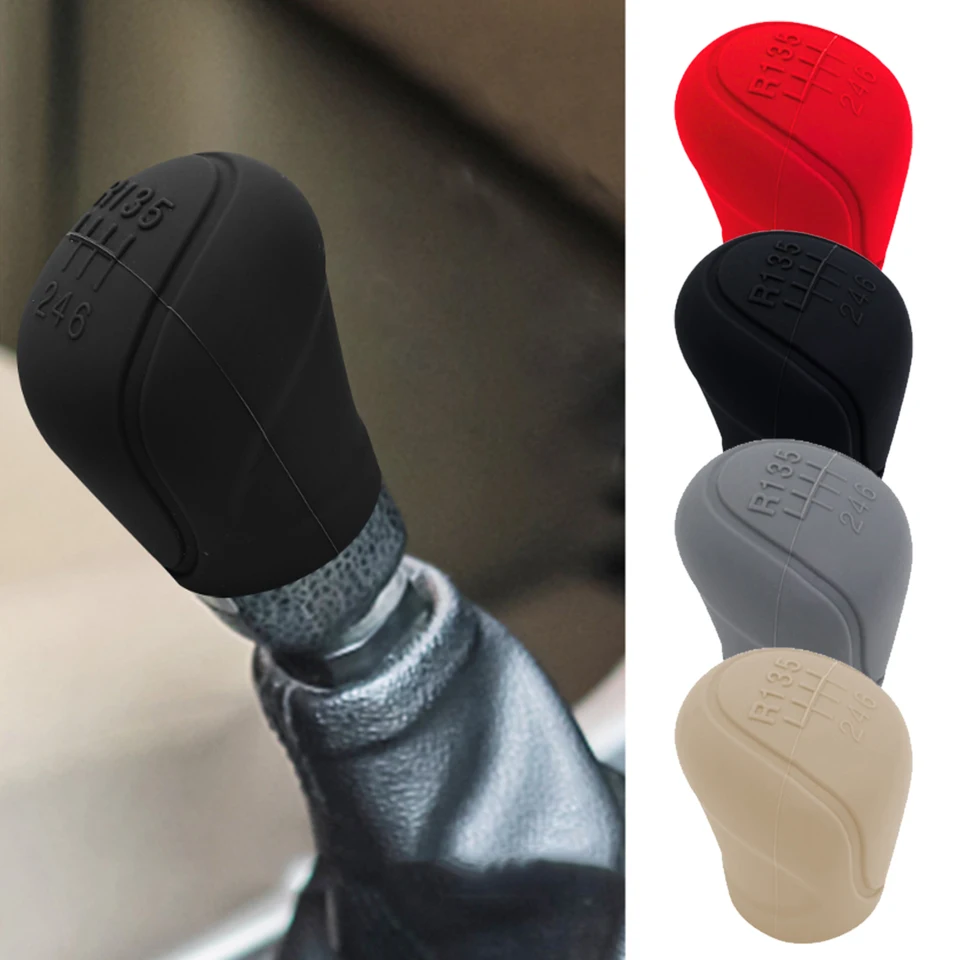 Silikónový posun gombíka Cover 6 Gears Anti-Slip Design Silikone Shift Gombon