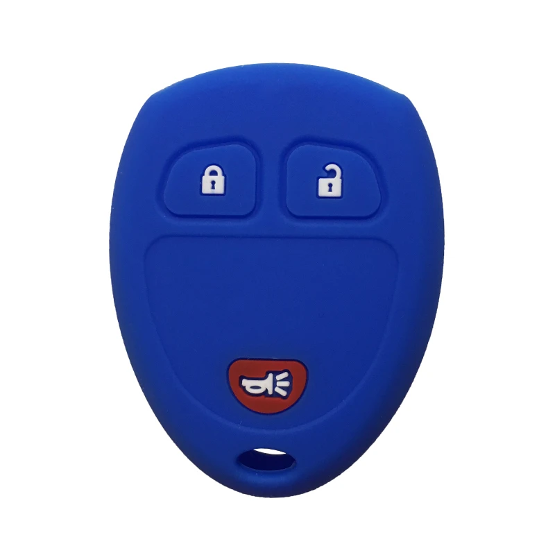 Silikónový puzdro Kryt kľúča Kryt pre GMC Sierra Yukon Key Shell pre Buick pre Hummer H3 pre Chevrolet Colorado pre Isuzu Fob Skin