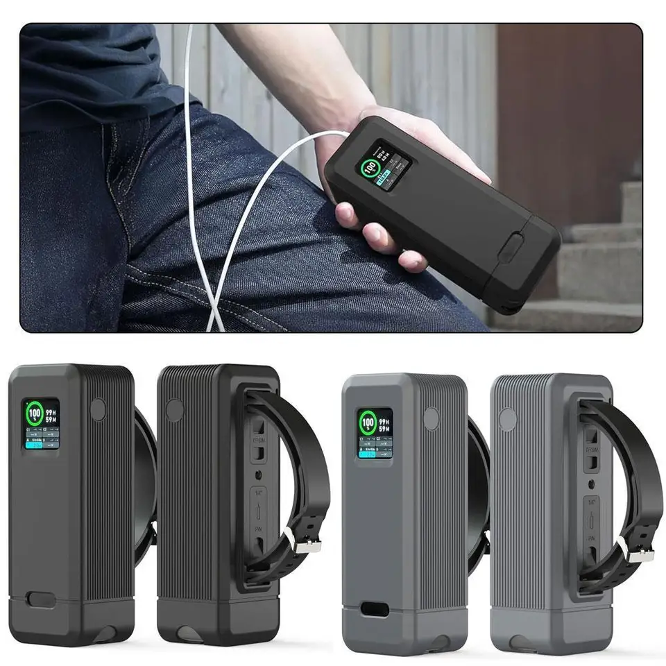 Silikónový puzdro pre Anker Prime 27 650 mAh 250 W/20 000 mAh 200 W Power Bank Ochranné cestovné puzdro Prepravovanie cestovného úložného priestoru Organizátor
