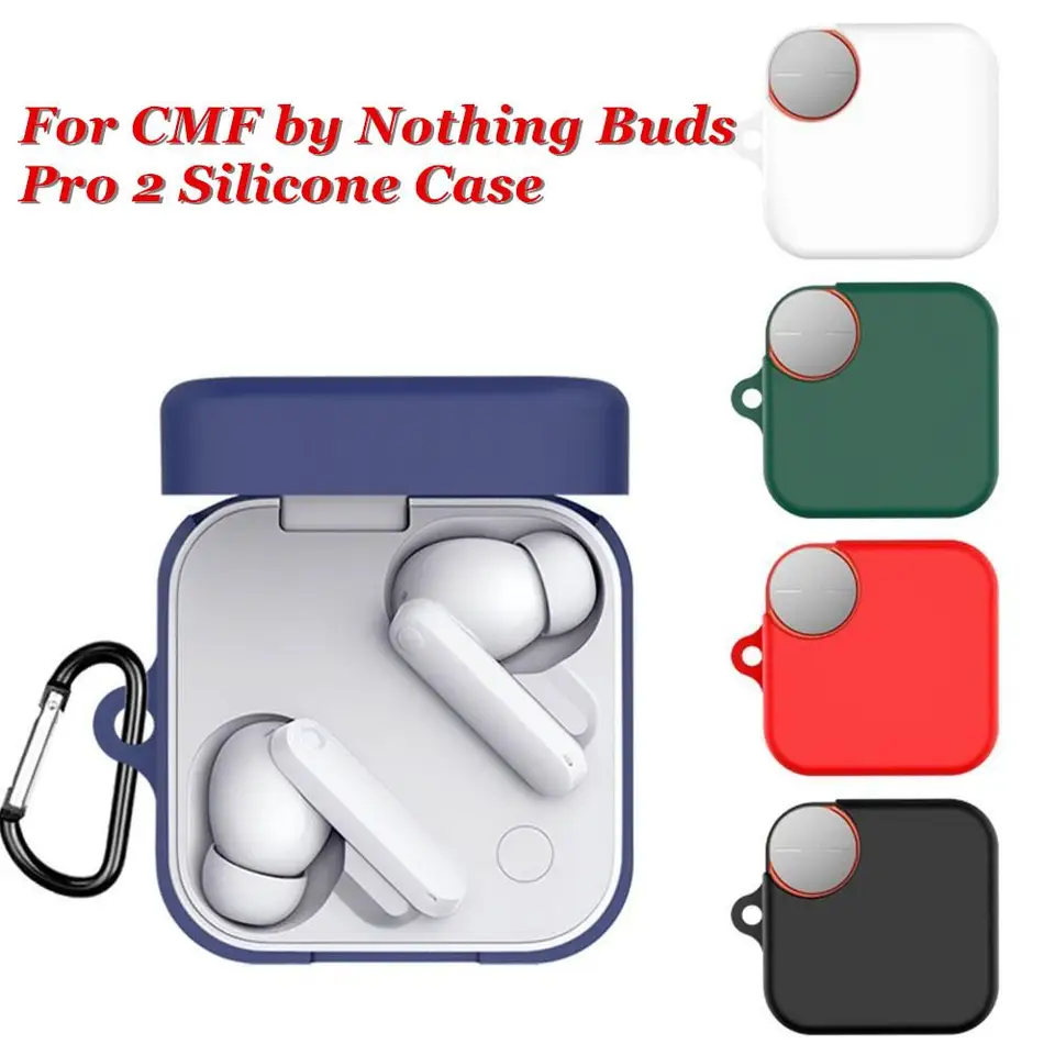 Silikónový puzdro pre CMF Buds Pro 2 Protective Sleeve pre CMF Nič puds pro 2 bezdrôtový chránič slúchadiel SHELL Accesso