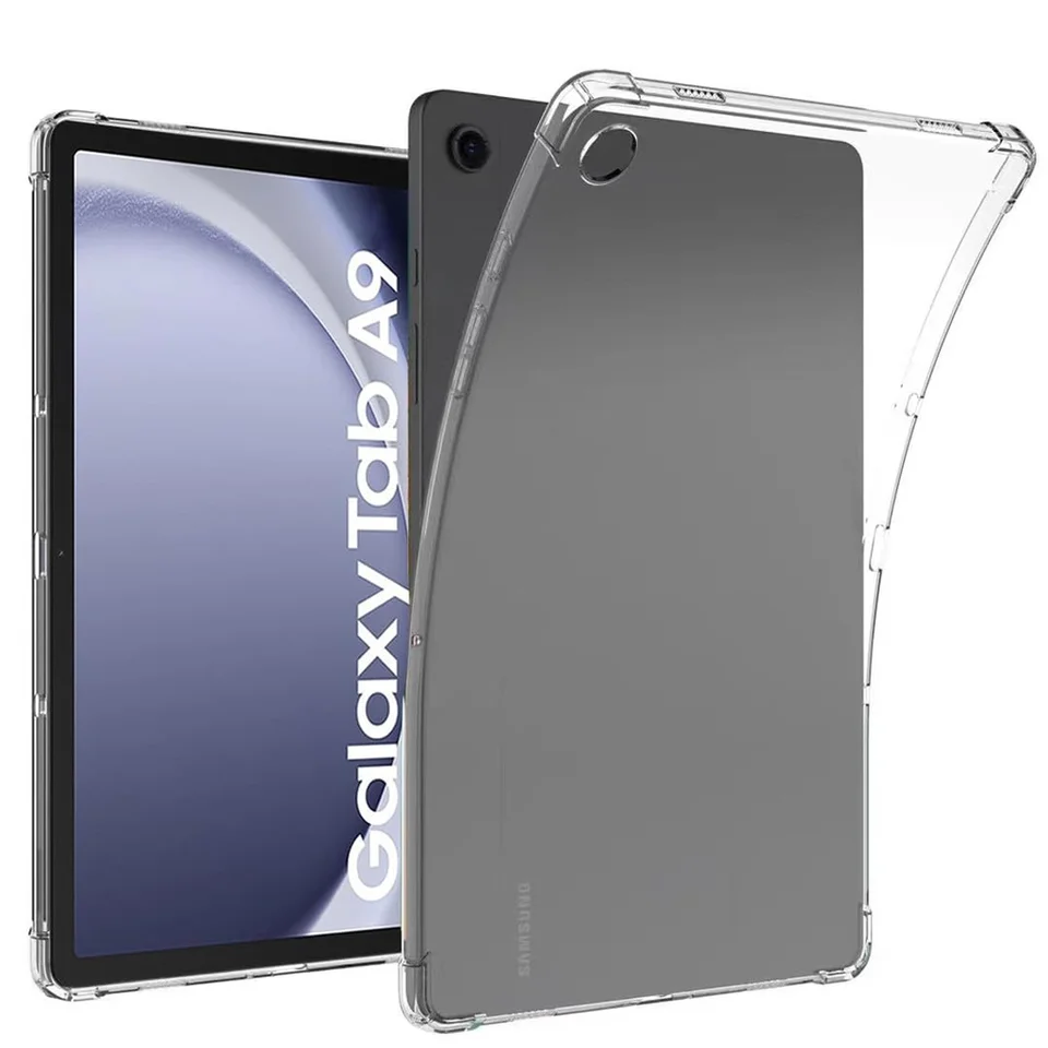 Silikónový puzdro pre tab galaxy Samsung Galaxy A9 8.7 2023 SM-X110 SM-X115 X110 X115 SOCKOPPORPOPTURE BUMPRE CLEAR TRESTRATENT Airbag Back Cover Airbag