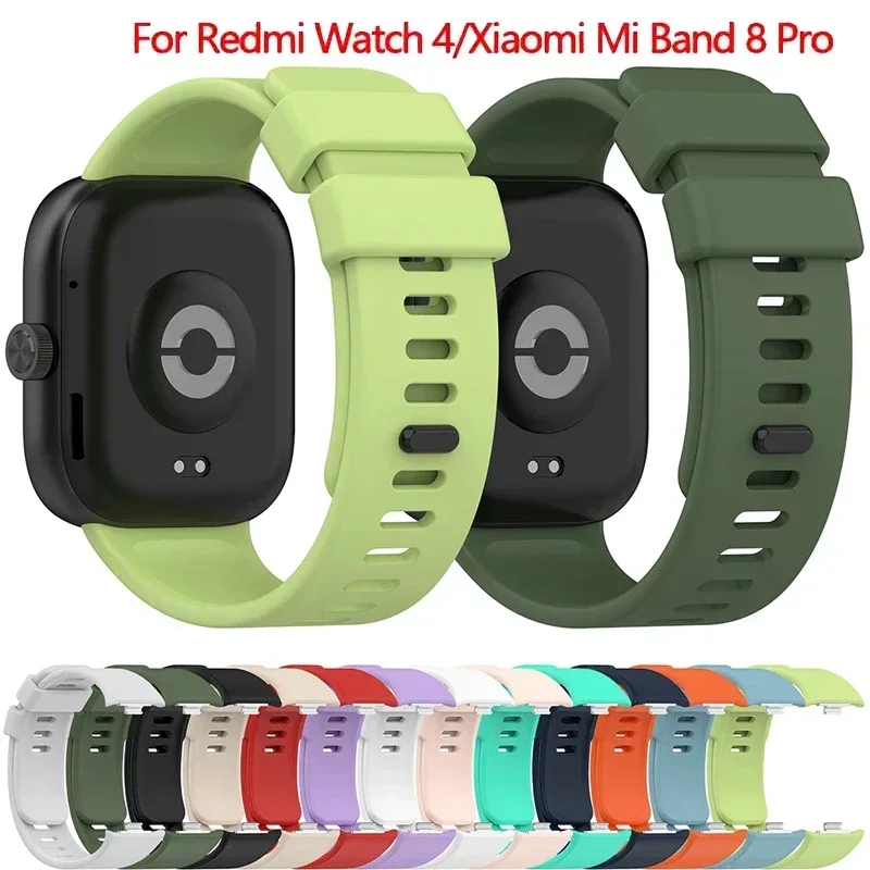 Silikónový remienok pre Mi Redmi Watch 4/5 Smart Watch Náramky nahradenie Correa pre Xiaomi Mi Band 8Pro 9Pro náramkové príslušenstvo