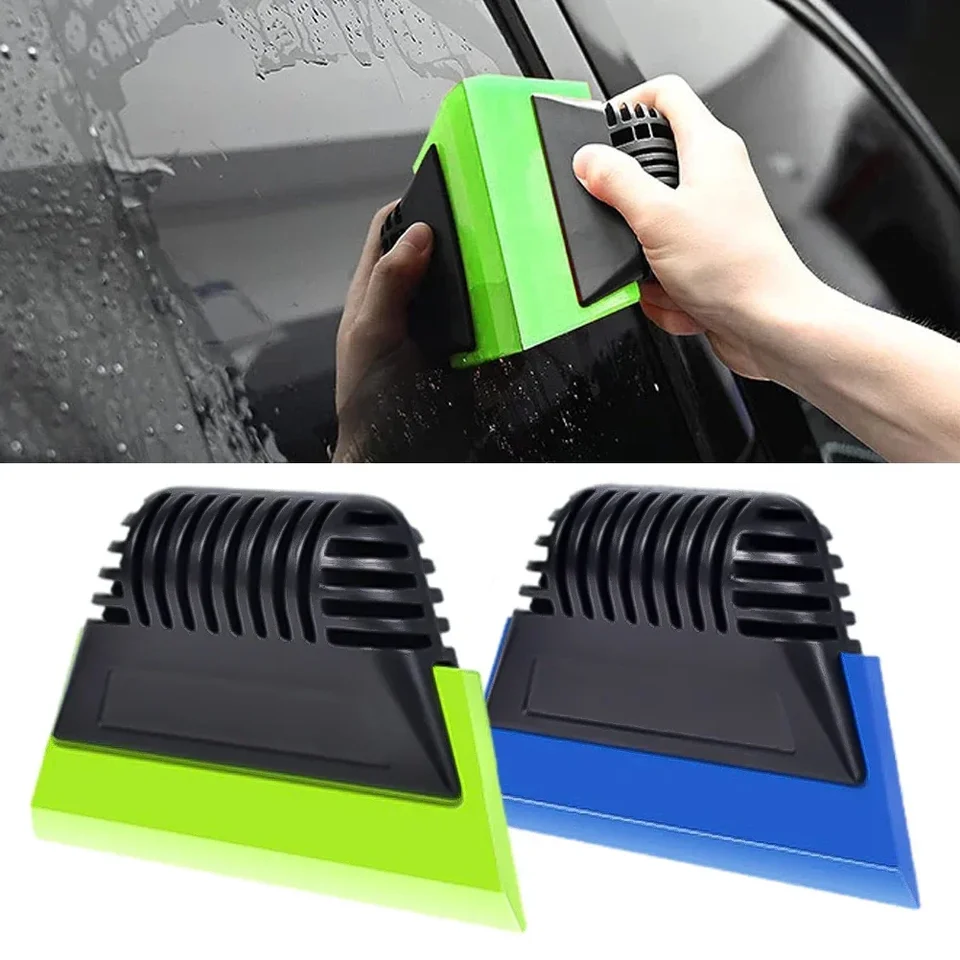 Silikónový škrabka pre sklo auto gumy stláčanie okna Tint Tint Nástroj sklenená voda zrkadlo Čistenie vody Čepeľ