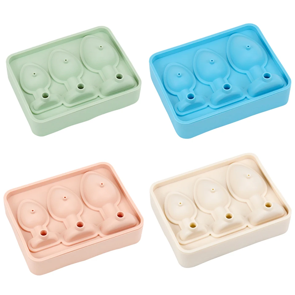Silikónový žartovitý zadok plesňou pleseň pleseň žart ľadová kocka Tray Tray Tvar tvare ľadová kocka formy pre domácich majstrov, čokoládová cukrová šťava nápoj