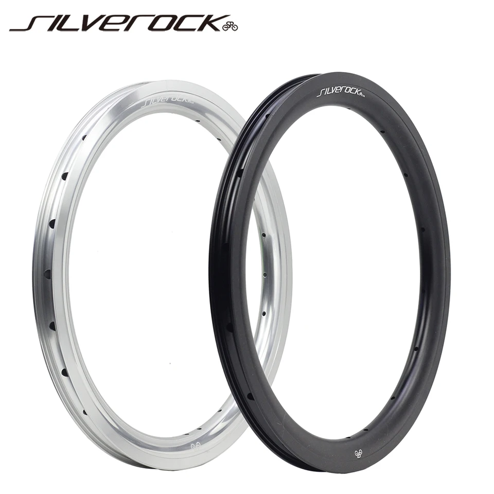 Silvcerock SR30A RIM Zliatina 16 palcov 349 pre Brompton Fnhon Gust Zephyr K3Plus 3Sixty Skladací bicykel High Profile Bicycle Rimy