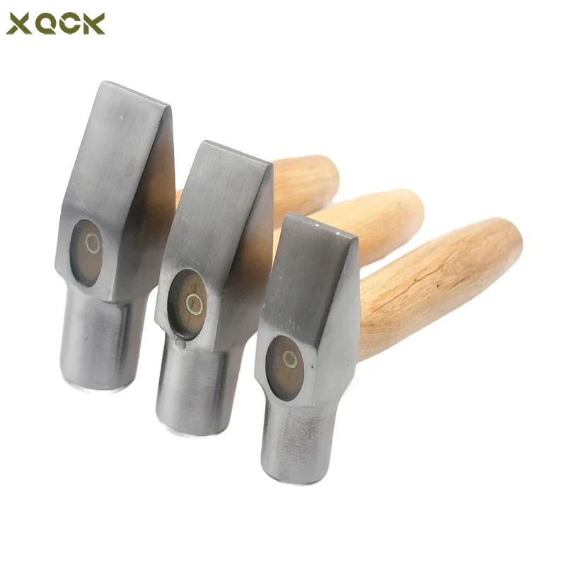 Silversmith Hammer s drevenou kľučkou vysokou uhlíkovou oceľou okrúhla hlava zlato striebro DIY kovanie kladivom kladivá šperky náradie
