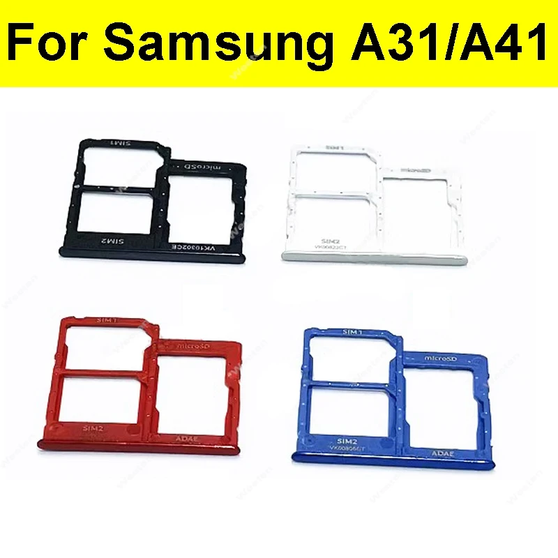 SIM Card Tray pre Samsung A31 A315 A315F A315G A315N A41 A415 A415F SIM SIM CART SLOCKOVÝ ADATICKÝ Adaptér Výmena dielov