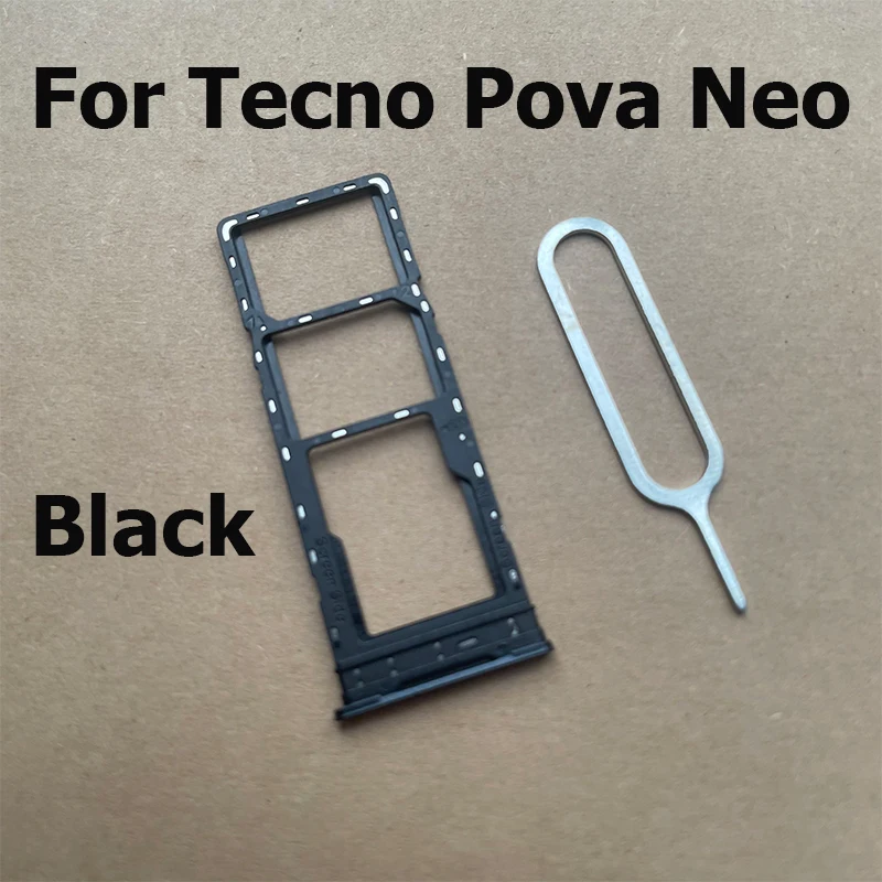 SIM karta slot podnos pre TECNO POVA NEO Micro SD CARD SOCKET DOPLACOVANIE Adaptér Adaptér Výmena dielu