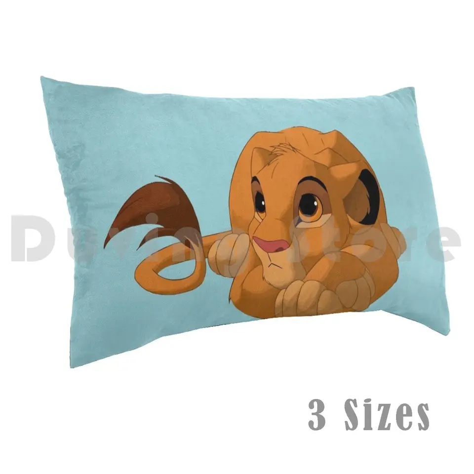 Simba Wondering vankúš 20*30 palcov Timon Pumba Pumbaa Simba Face Rafiki Shenzi Hyena Lion King
