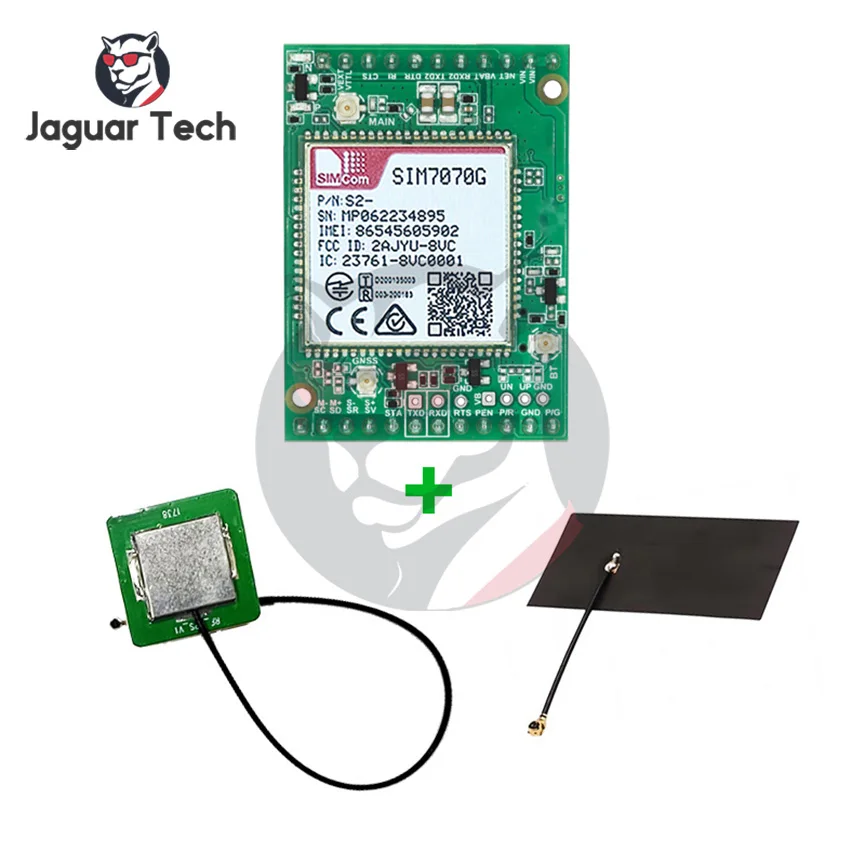Simcom NBIOT SIM7070G Jadrová doska SIM7070G Vývojová doska LPWA+GSM+NBIOT+CATM SIM7070G TTL Serial Port, s GPS 1KS
