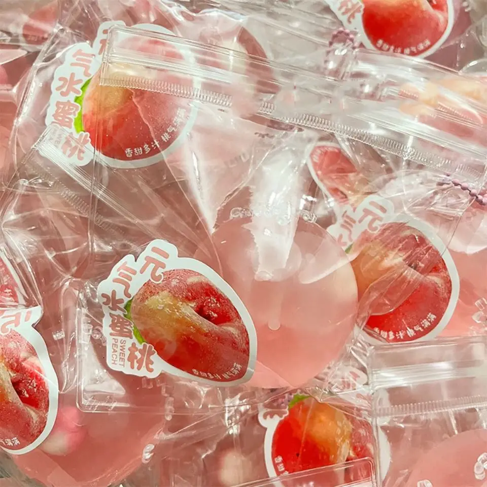 Simulácia melónu Watermelon Squeeze Toy Honey Honey broskyňa super mäkké super elastické ovocné hračky elastické mango
