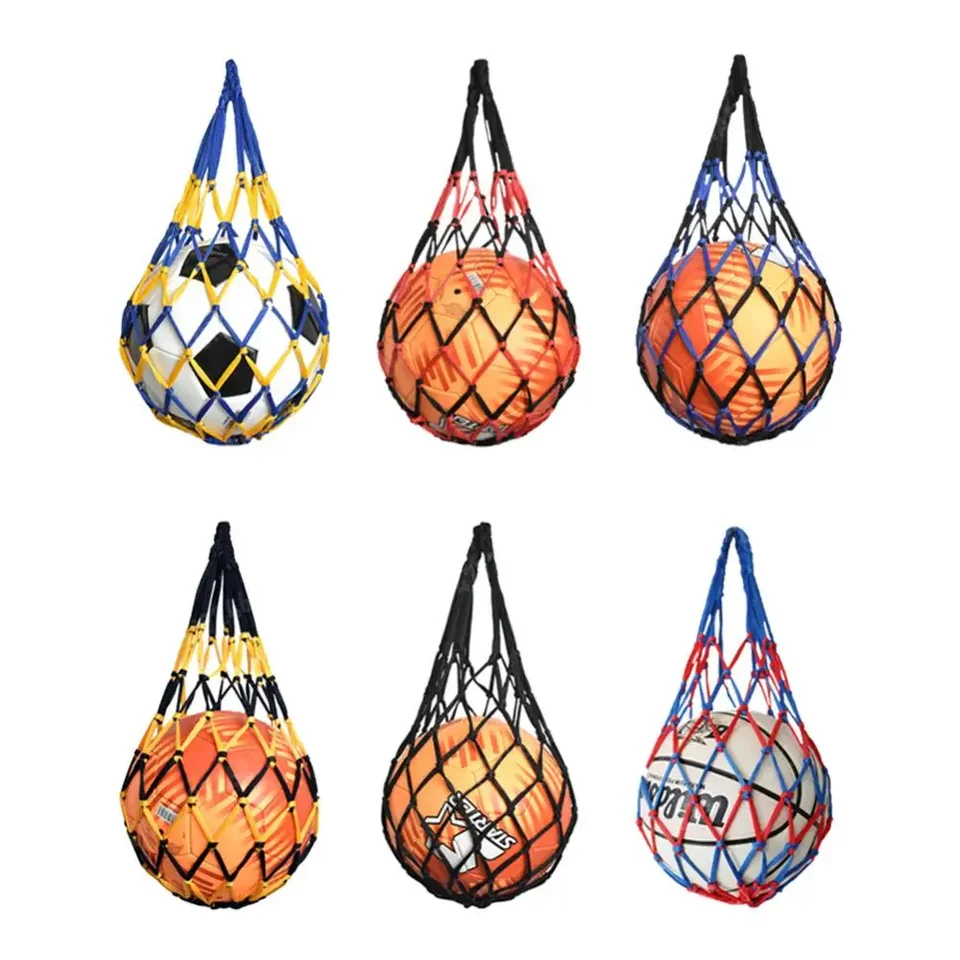 Single Ball Carrier Sports Mesh Equipment Futbalová sieť na prepravu futbalu volejbalu basketbalu
