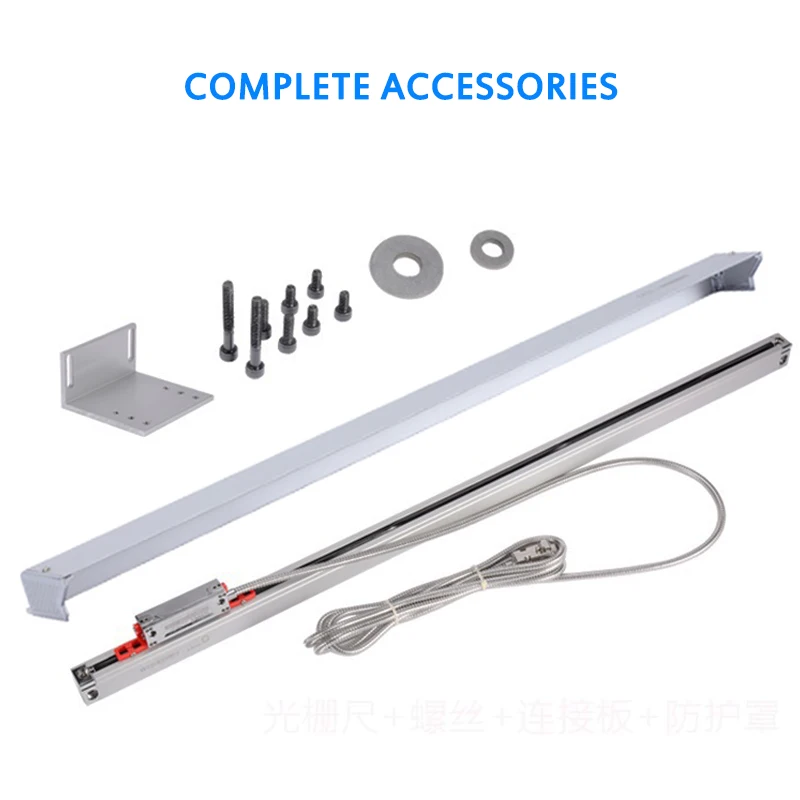 Sino Slim Optical Glass Scale Lineárny kodér 5UM 70 120 170 220 270 320 mm cestovanie nahradiť easson digitálne čítanie pravítka Lathe Dro