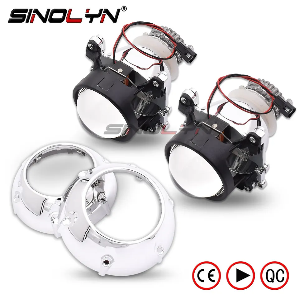 Sinolyn 2,5 palca BI xenon projektorové šošovky pre H4 svetlomety D2S D2S HID/LED svetlomety SVOLOSTI VÝKONNÝCH DOSTATOČNÉHO DOPRAVY