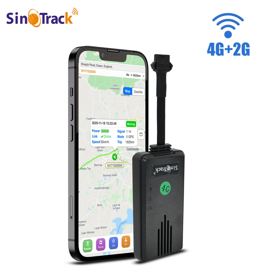 SinoTrack 4G GPS Tracker ST-906L 4PIN PRE ZARIADENIE MOTORYCLE VOZIDLO