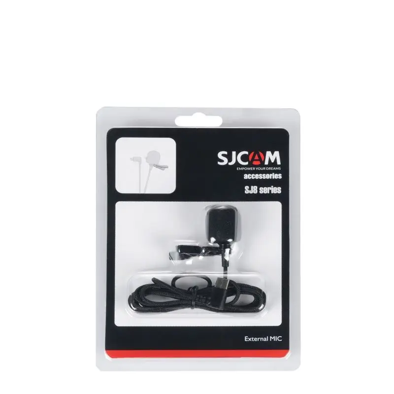 SJCAM SJ8 MIC MIC SJCAM SERIES Príslušenstvo typu C Externý mikrofón pre SJ8 Pro / Sj8 Plus / Sj8 Air Sports Action Camera