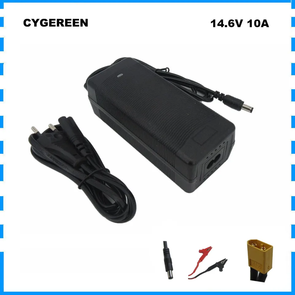 SJT180E 12V 10A LIFEPO4 nabíjačka na batériu 14,6V 10A pre 4S 12 volt 50. 100AH ​​Fosforečnan LFP LFP UPS nabíjačku UPS