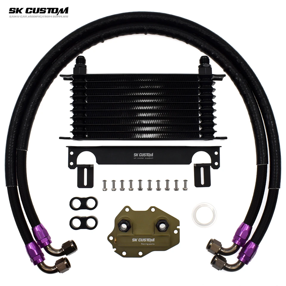 SK Custom for BMW B46 B48 Súprava na chladenie motorového oleja G20 G28 G38 G32 G42 G26 G23 X3 G08 X4 G02 X5 G05 X6 G06 Z4 G29 Olejová radiatorová súprava