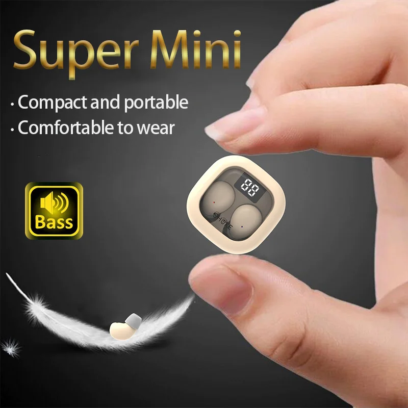 SK Mini 5.3 Wireless Bluetooth Headset Malé slúchadlá Sleep Work SPORTSKÉ SPRAVODNÉ Slúchadlá