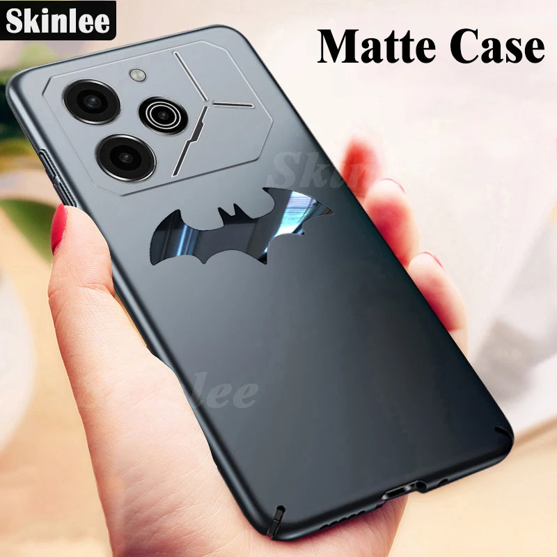 Skinlee pre Tecno povA 6 Pro 5G Case Logo Matte Silikone Shock odolný voči šokom pre Tecno povA6 Neo 4G Back Caseing