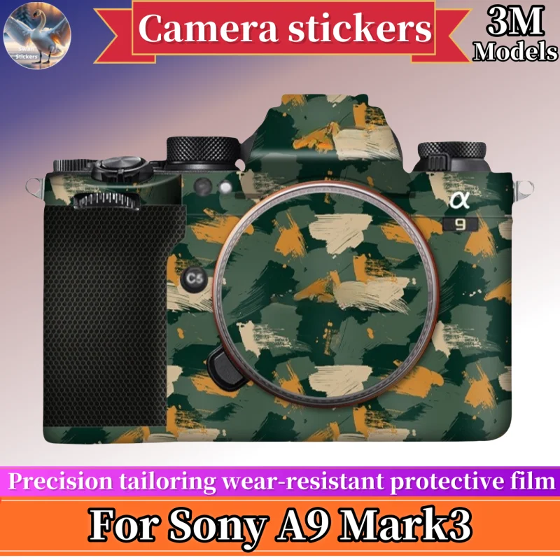 Skiny A9M3 pre nálepky kamery Sony A9 Mark3, ochranný film, presné prispôsobenie opotrebenia-resistanu