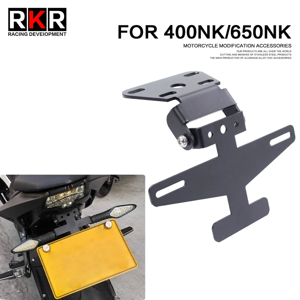Skladacia poznávacia značka držiak motocykla Tray Fender Eliminator Eliminator Mount Doplnky pre CFMoto 400nk NK400 650nk NK650
