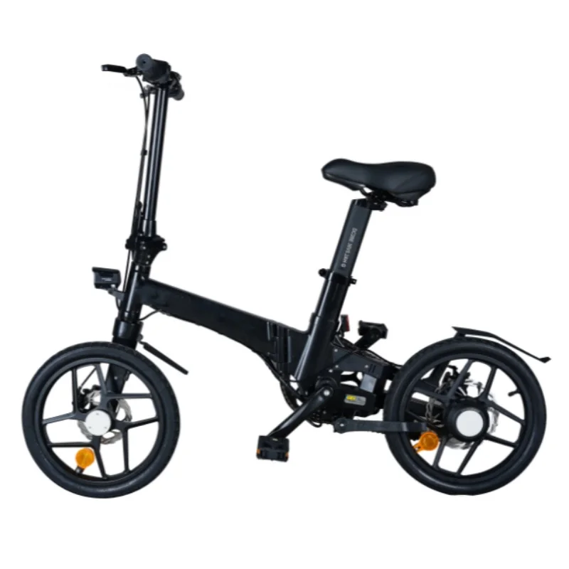 Skladacie mini elektrické bicykle pre dospelých, prenosné ebike, vodotesné, 16 palcov, 36 V, 250 W, muži, ženy