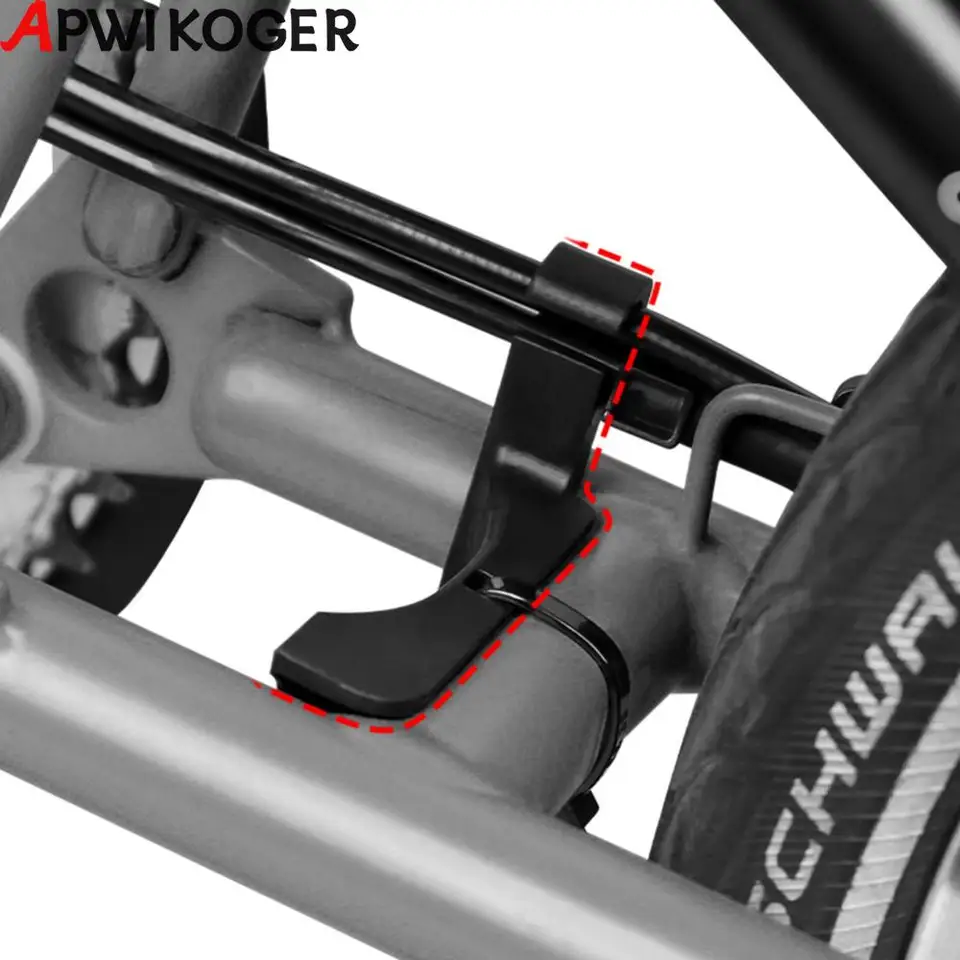 Skladací blok zastavenia bicyklov ľahko stlačte stabilizátor ochrany rámu bicykla zabraňuje uvoľneniu bromptonského skladacieho bicykla