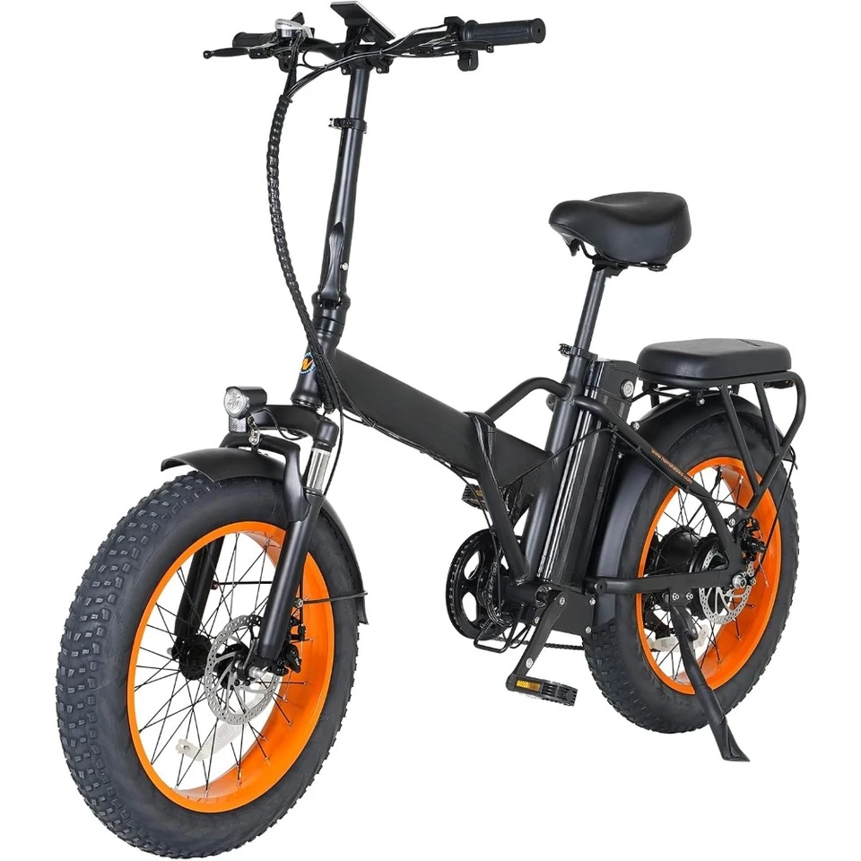 Skladací elektrický bicykel, 48V a 624Wh lítium vymeniteľná batéria, vrchol 1100 W bez kefiek, maximálna rýchlosť 28 mph, M5 Veľký LCD displej LCD