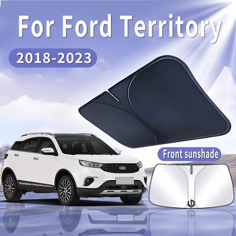 Skladateľný automobil Slnko pre Ford Territory 2018 ~ 2023 Predné čelné sklo Sunshade Tepelná izolácia letné chladenie Automatické príslušenstvo