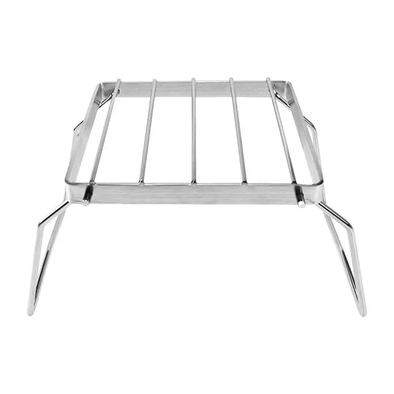 Skladateľný oheň Grill Food Grade Castless Ocel Over Fire Pit Grill Heavy Duty Skladací oheň