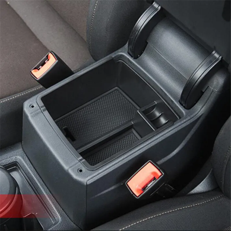 Skladovacia skrinka lakťa pre Volkswagen Golf SV Sportsvan 2016-2019 Centrová konzola Bin Glove Držiteľ držiaka Case Car Organizátor