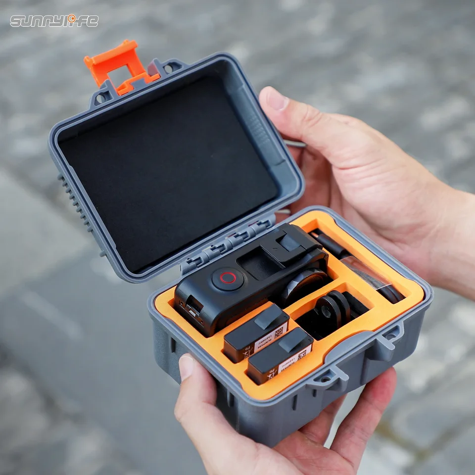 SKLADOVANIE SUNNYLIFE SKLADOVANIE PRE DJI Osmo Action 5 Pro/4/3 Mini Storage Box Vodotesná bezpečnostná ochrana pre akciu 5 Pro/4/3