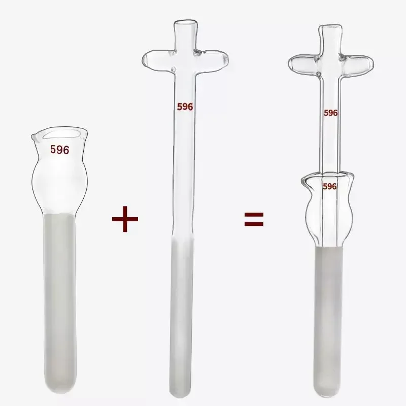 Sklenený homogenizátor 0,5 1 2 5 10 15 20 30 ml chemické laboratórium