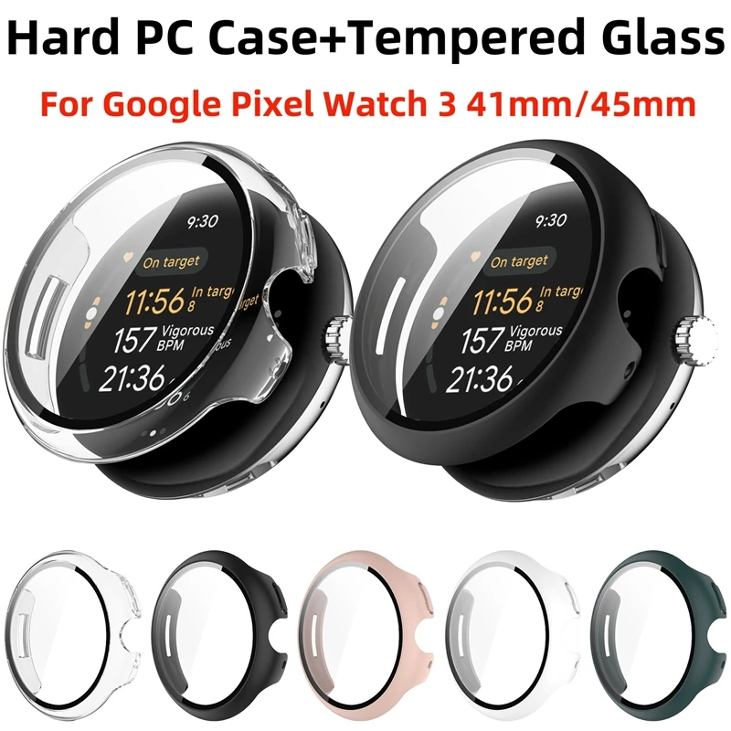 Sklo puzdra pre PC pre Google Pixel Watch 3 45 mm 41 mm všestranné inteligentné hodinky Chránič nárazníka pre obal Pixel Watch3 Shell