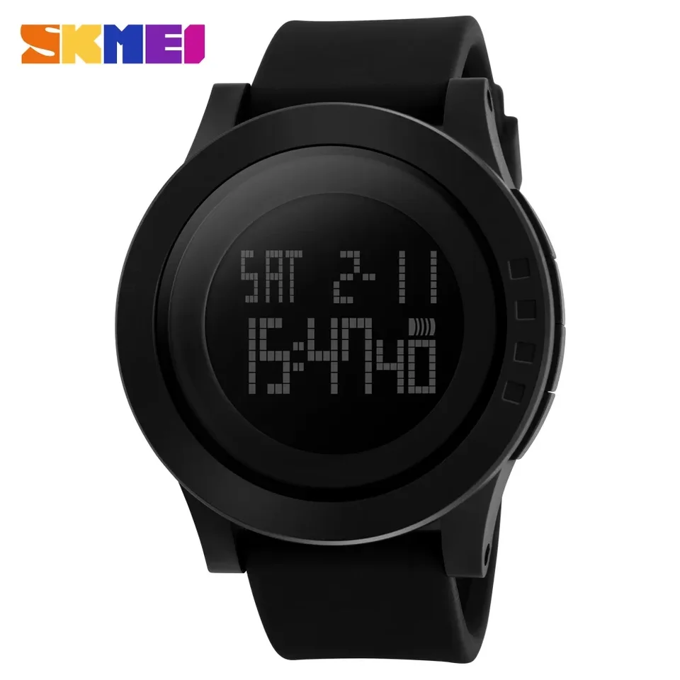 Skmei 1142 Sport Countdown Waterproof Mens Wristwatches Vojenské Digitálne hodinky pre mužov Elektronické hodiny 1257 reloj Masculino