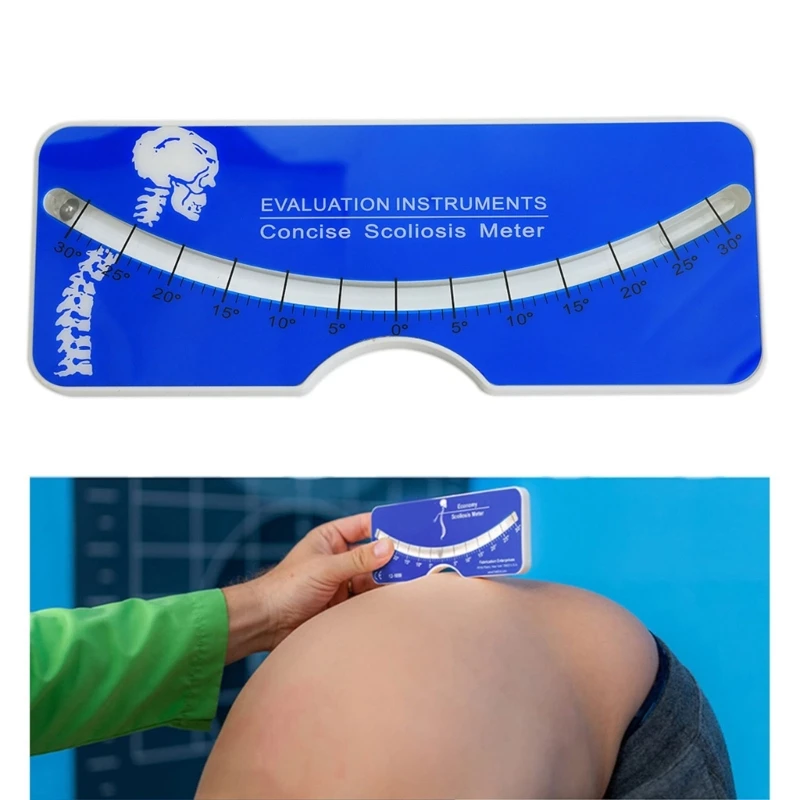 Skolióza prenosné lekárske vyhodnotenie meracie testovacie merače zadná chrbtica Diagnóza ľahkého inklinometrového bublinového gradientu gradient