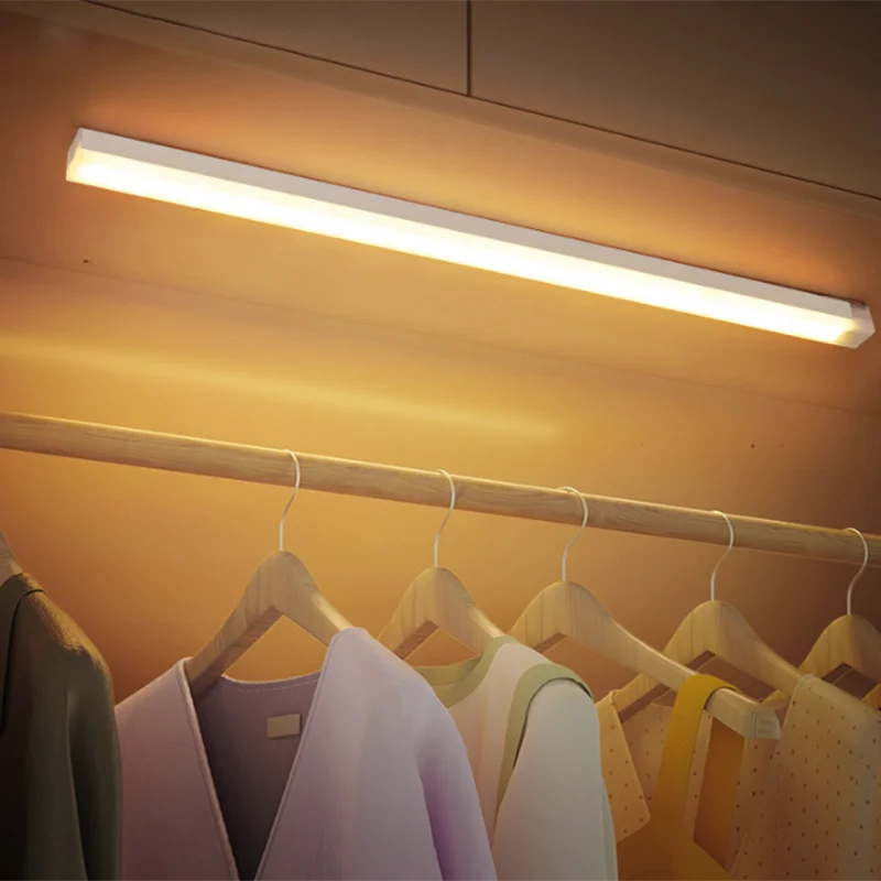 Skrinka schodisko podsvietenie bezdrôtové LED LED nočné svetlo Snímač Svetlo Svetlo Nočná lampa pre kuchynskú spálňu Detektor Svetlo